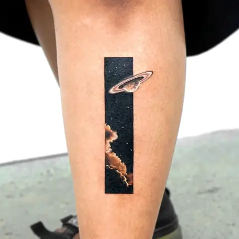 Hình Xăm Vũ Trụ Galaxy Hình Xăm Vũ Trụ Galaxy