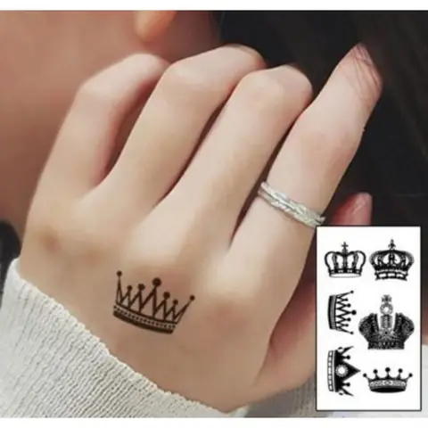 Hình Ảnh Cho Hình Xăm Vương Miện Mini Cho Nữ Ở Ngón Tay: Hình Ảnh Cho Hình Xăm Vương Miện Mini Cho Nữ Ở Ngón Tay:
