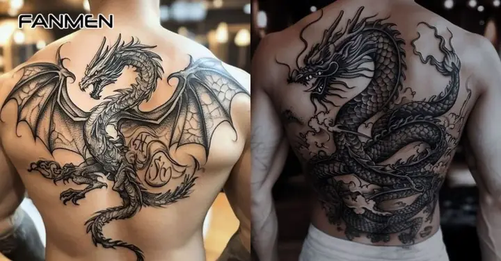 14. Các Hình Xăm Hình Rồng Đẹp