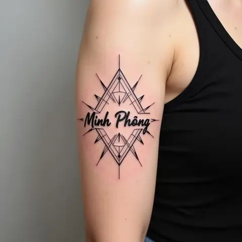 Hình Xăm Geometric (hình Học) Cá Tính Và Mạnh Mẽ