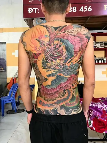 Tổng Hợp Hình Xăm Full Lưng Phượng Hoàng Đậm Chất Và Ấn Tượng Nhất