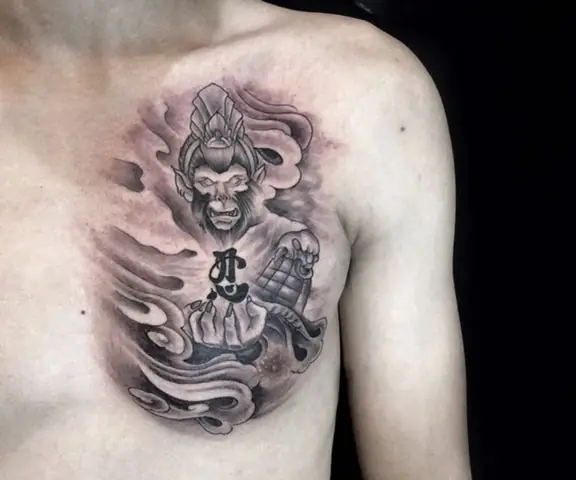 Hình Ảnh Cho Khung Hình Xăm Kỳ Lân Kín Lưng: