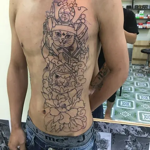 Làm Thế Nào Để Lên Màu Cho Hình Xăm Mèo Thần Tài Đẹp Và Bền? Làm Thế Nào Để Lên Màu Cho Hình Xăm Mèo Thần Tài Đẹp Và Bền?
