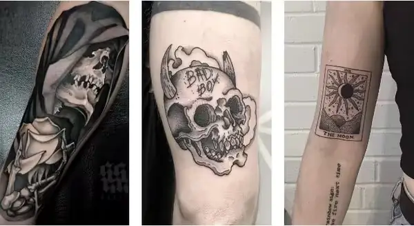 Hình Xăm Blackwork Hình Xăm Blackwork