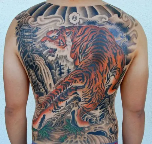 Hình Xăm Hổ Trong Rừng
