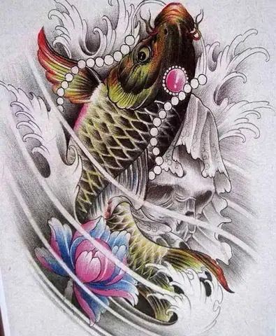 Hình Ảnh Cho Những Hình Xăm Cá Chép Hóa Rồng Đẹp Nhất: