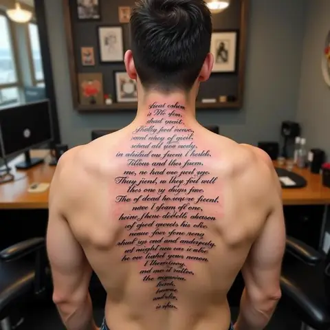 Hình Xăm Chữ Cách Điệu (stylized Tattoos)