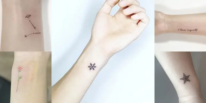 Những Mẫu Hình Xăm Nhỏ Ấn Tượng Trên Cổ Tay