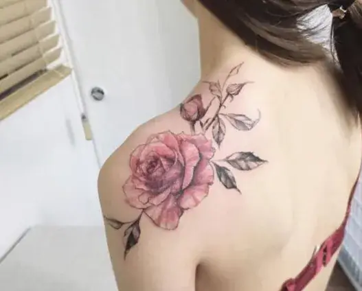 Hình Xăm Hoa Hồng Ở Vai Đẹp Nhất Hình Xăm Hoa Hồng Ở Vai Đẹp Nhất