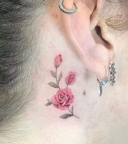 Hình Xăm Hoa Hồng Nhỏ