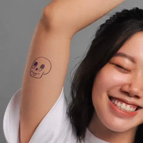 Hình Xăm Mini Đẹp Cho Nữ Ở Bắp Tay