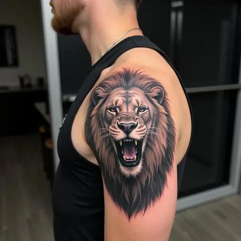 Hình Xăm Động Vật Mạnh Mẽ