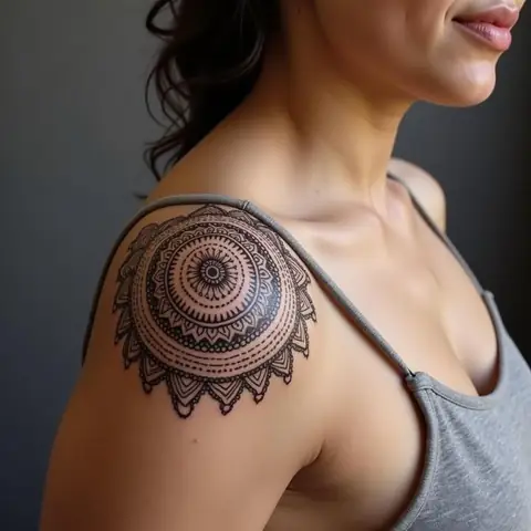 Hình Xăm Mandala Và Hình Học