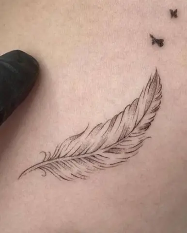 Mẫu Hình Xăm Lông Vũ Bí Ẩn