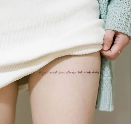 Mẫu Hình Xăm Câu Văn Ý Nghĩa