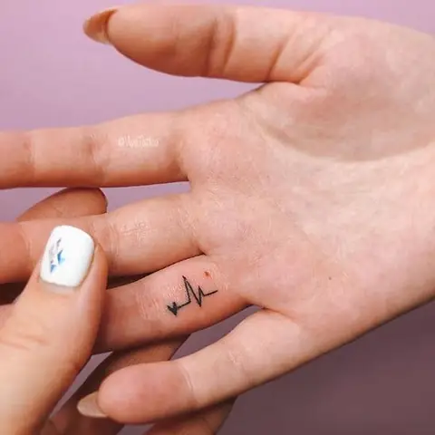 Hình Xăm Mini Đẹp Ở Ngón Tay