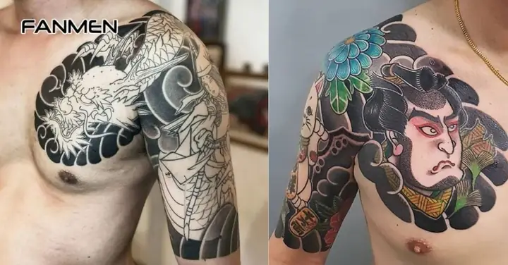 Xăm Bắp Tay Nhật Cổ Cho Nam