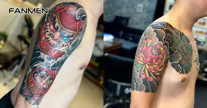 Xăm Bắp Tay Nhật Cổ Cho Nam