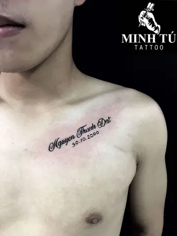 Hình Xăm Chữ Ở Ngực Nam Hình Xăm Chữ Ở Ngực Nam