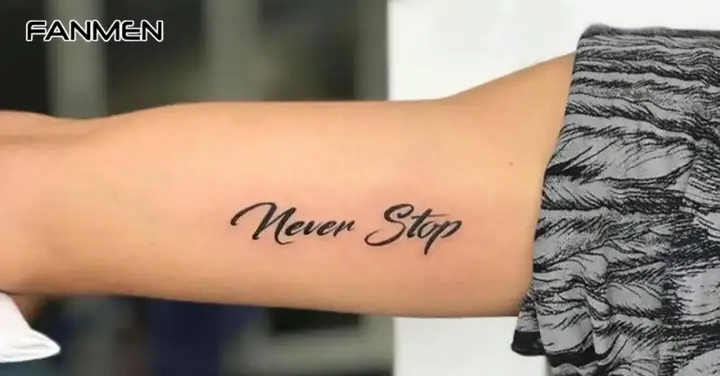 Hình Xăm Chữ Ở Bắp Tay Cho Nam