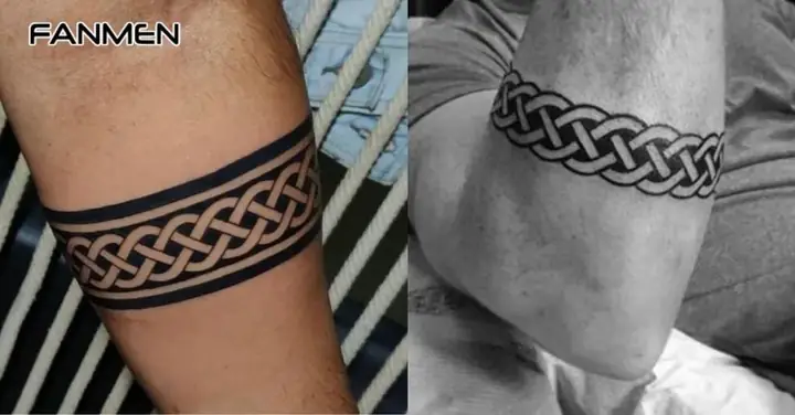 Hình Xăm Hoa Văn Ở Cổ Tay Nam Celtic