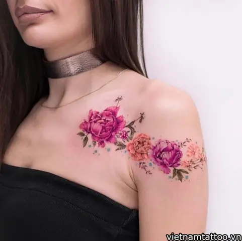 Những Vị Trí Nào Để Xăm Hình Hoa Hồng