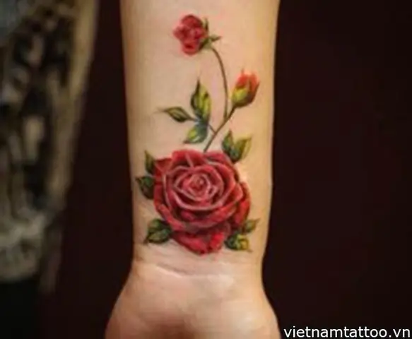 Những Vị Trí Nào Để Xăm Hình Hoa Hồng