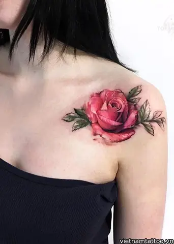Những Vị Trí Nào Để Xăm Hình Hoa Hồng