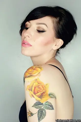 Những Vị Trí Nào Để Xăm Hình Hoa Hồng