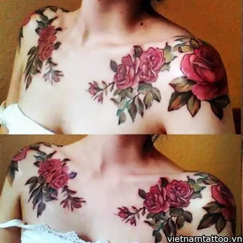 Những Vị Trí Nào Để Xăm Hình Hoa Hồng