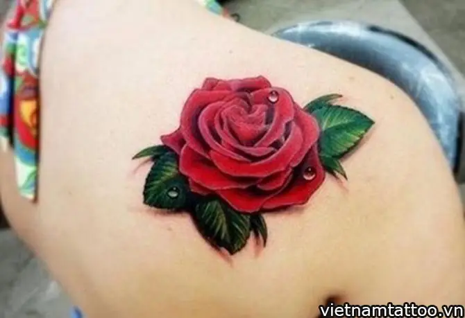 Những Vị Trí Nào Để Xăm Hình Hoa Hồng
