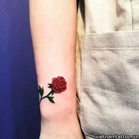 Những Vị Trí Nào Để Xăm Hình Hoa Hồng