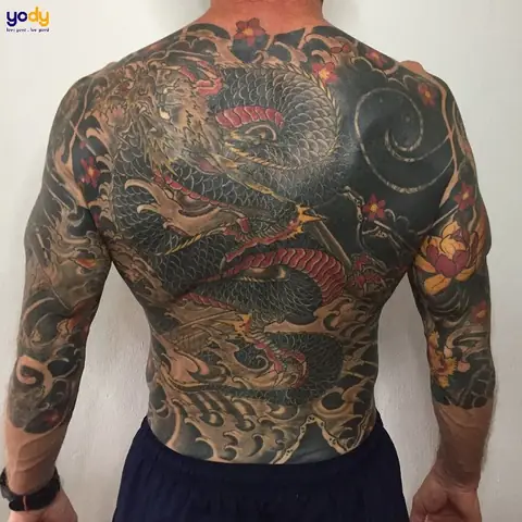 Những Hình Xăm Nhật Cổ Kín Lưng Cực “chất”, Cực Ngầu