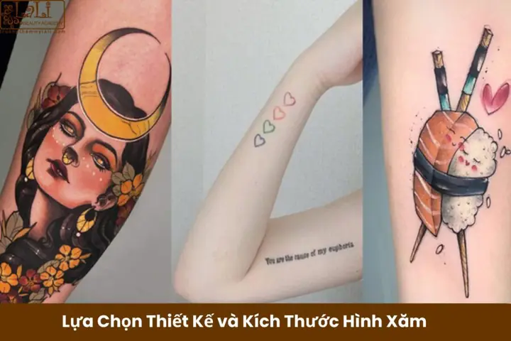 Lựa Chọn Thiết Kế Và Kích Thước Hình Xăm
