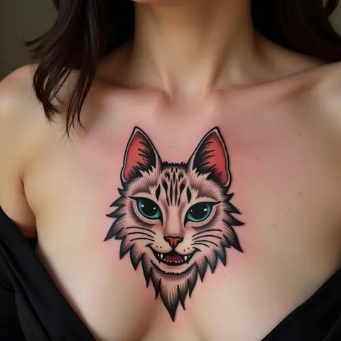 Hinh-xam-meo-den-bakeneko-o-vi-tri-nguc-goi-cam