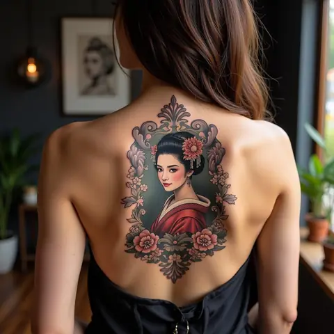 Hinh-xam-meo-geisha-o-lung-nu-tinh-va-quy-phai
