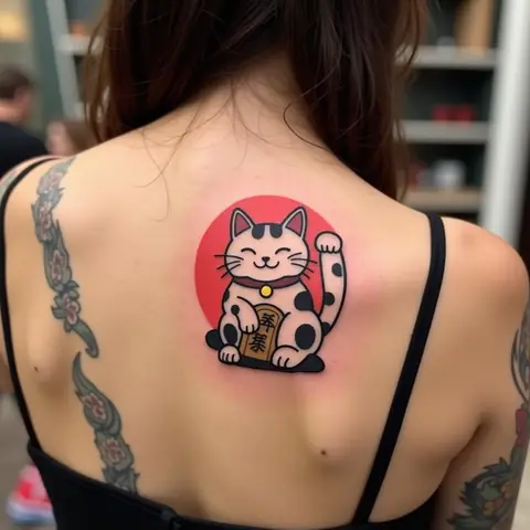 Hinh-xam-meo-maneki-neko-o-vi-tri-vai-vuong-van