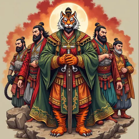 Ngũ Hổ Tướng Là Ai? Tại Sao Lại Được Ưa Chuộng Trong Xăm Hình?