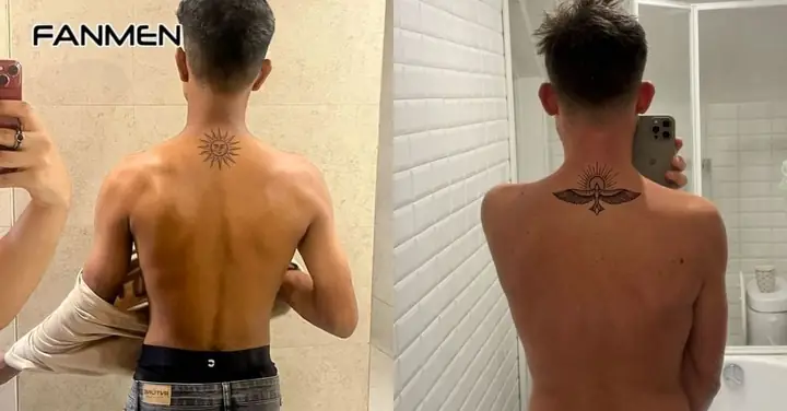 Hình Xăm Sau Gáy Nam Phong Cách Đơn Giản Hình Xăm Sau Gáy Nam Phong Cách Đơn Giản