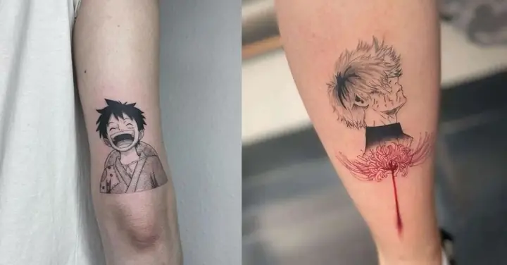 13. Các Hình Xăm Anime