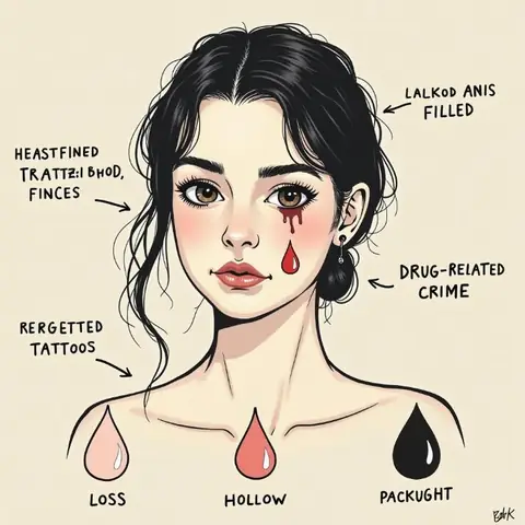Hình Xăm Giọt Lệ: Nỗi Đau Mất Mát Và Tội Ác