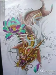 Chăm Sóc Hình Xăm Cá Chép Hóa Rồng Mini Sau Khi Xăm
