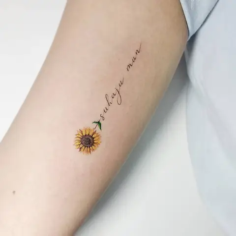 Hình Xăm Hoa Hướng Dương Mang Ý Nghĩa Gì Trong Nghệ Thuật Xăm Hình?