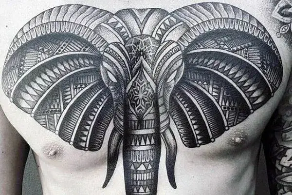 Tattoo Con Voi Phong Cách Tribal