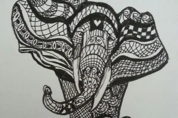 Tattoo Con Voi Phong Cách Tribal