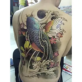 Hình Ảnh Cho Hình Xăm 9 Con Cá Chép: