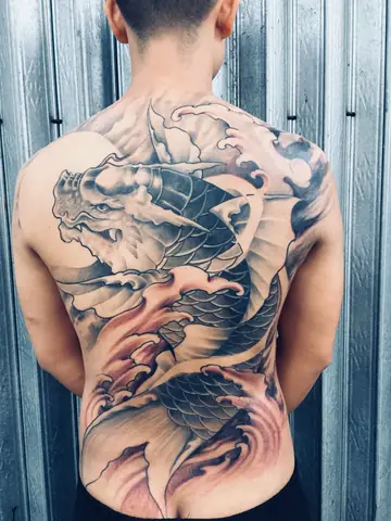 Hình Ảnh Cho Hình Xăm 9 Con Cá Chép:
