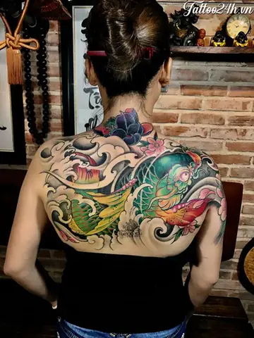 Hình Ảnh Cho Hình Xăm 9 Con Cá Chép: