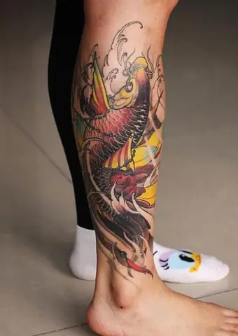 Mẫu Hình Xăm Cá Chép Đẹp