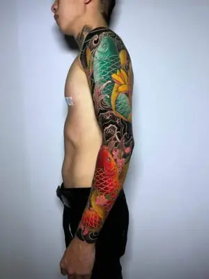 Lựa Chọn Vị Trí Xăm Hình Cá Chép Đôi Ý Nghĩa